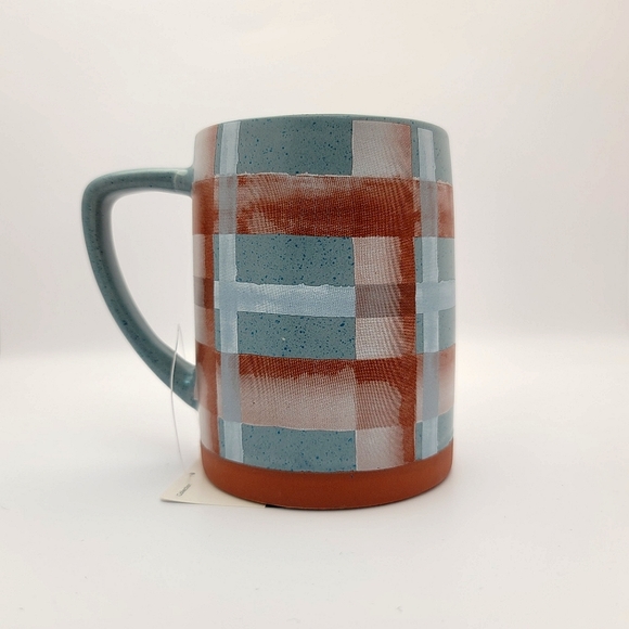 Autumn Plaid Ceramic 18oz. Coffee Tea Mug - Picture 10 of 10